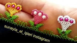 Cok Degisik Citi Piti Incili Igne Oyasi Yapimi Igne Oyasi Modelleri Videosu Yapma Cicekler Boncuk Oya Ornekleri