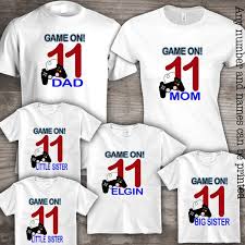 Birthday Boy Fortnite Birthday Shirt Ideas Birthday Shirts For Family Game On 11th Matching Set Video Gamer Personalized Tshirts Kids Clothing Gift For Him Birthday Gift For Her Family Birthday Shirts Birthday Shirts Birthday Boy Shirts