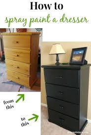 A wide variety of styles, sizes and materials allow you to easily find the perfect dressers & chests for your home. How To Paint A Dresser Green With Decor Spray Paint Furniture Paint Dresser Diy Painting Wood Furniture