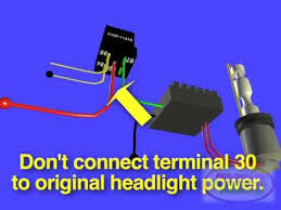 It sounds kind of confusing but it's fairly easy. Hid Xenon Headlight Electrical Retrofit Youtube