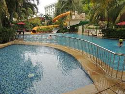 The Kids Pool With Water Slides Picture Of Parkroyal Penang Resort Batu Ferringhi Tripadvisor