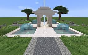 Fountains Of Health Minecraft Project Minecraft Projects Minecraft Garden Minecraft Architecture