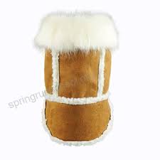 Fitwarm Faux Shearling Pet Jacket For Dog Winter Coats