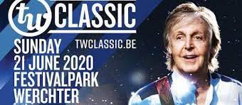 Tw classic festival 2020 informatie op festivalinfo: Tw Classic Met Sir Paul Mc Cartney