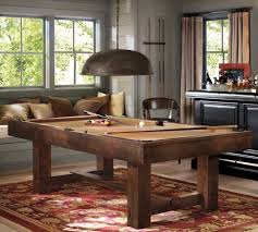 Benchwright Pool Table Rustic Mahogany Pool Table Room Home Pool Table
