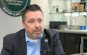 Outgoing Mayor of Sullivan, Indiana, Clint Lamb, looks back