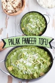 Vegan Palak Tofu A Veganized Version Of The Traditional Indian Curry Palak Paneer Creamy And Delicious Vegan Indian Recipes Vegan Dishes Whole Food Recipes