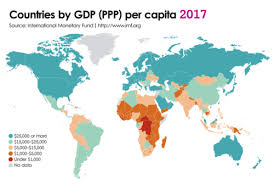 The table has current values for gdp per capita, previous releases, historical highs and record lows, release frequency, reported unit and currency plus links to historical data charts. Countries By Gdp Per Capita 2017 Maps On The Web