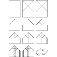 Papierflieger Faltanleitung Shirt Papierflieger Papier Anleitungen