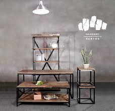 Nordic American Country Coffee Table Ikea Industrial Retro Wood Wrought Iron Coffee Table Shelf Desktop Console Tables Table Table Offers Table Outdoortable Design Aliexpress