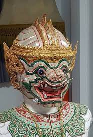 ห วโขน หน มาน หน าม กประด บโลหะ ช างน ร นดร ย งเข ยวสด mask โขน thailand unesco dance traditional khon culture performance หน มาน ศ ลปะ ศ ลปะไทย