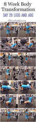 8 Week Body Transformation Day 26 Legs And Abs Home Gyms Http Amzn To 2hogxry Transformation Body 8 Week Body Transformation Fitness Body