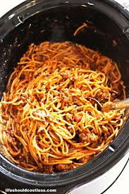 Crockpot Spaghetti Crockpot Recipes Slow Cooker Crockpot Pasta Recipes Crockpot Spaghetti