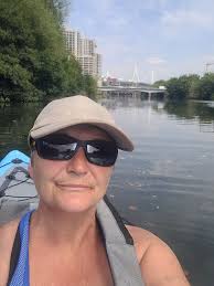 Afternoon action in the river