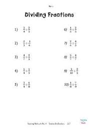 dividing fractions worksheet and notes fractions worksheets dividing fractions math fractions worksheets