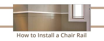 The casual look of beadboard makes it. How To Install A Chair Rail Builders Surplus