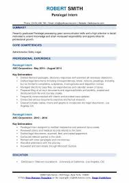 We convinced six people who landed great internships to allow us to post their resumes here for you. Paralegal Intern Resume Samples Qwikresume