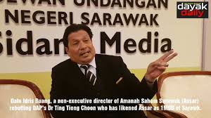 Dr ting's booklet slamming antics in dun draws ire of speaker, other lawmakers. Assar Is Not Like 1mdb Says Idris Dayakdaily