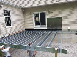 metal deck on wood joists steel deck deck framing steel deck framing