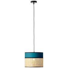 A la recherche de meubles design ? Suspension Design Brilliant Dayanara Bleu Rotin 99086 73 Suspensions Avec Abats Jours Chez Luminaires Online