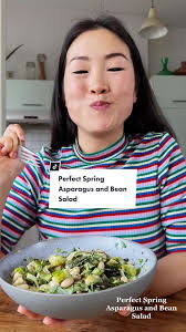 Bean Asparagus Shallot Salad