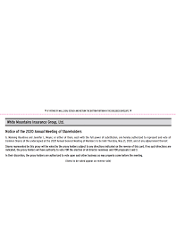 The hg global/bam segment offers insurance on municipal bonds issued to finance public purposes. Def 14a 1 A20 1921 1def14a Htm Def 14a Table Of Contents United States Securities And Exchange Commission Washington D C 20549 Schedule 14a Proxy Statement Pursuant To Section 14 A Of The Securities Exchange Act Of 1934