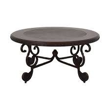 We purchased a coffee table. 77 Off Round Wood Nailhead Coffee Table Tables