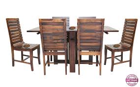These wooden folding tables are ideal for homes and commercial use in gardens, cafes, pubs and so on. Dining Set 6 Seater
