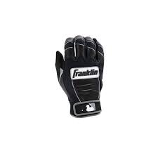 franklin cfx pro batting gloves black white justballgloves com