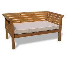 The sojourn outdoor sectional sofa daybed offers a robust seating experience that easily rearranges according to usage. 5ft Teak Garden Outdoor Daybed Lindsey Teak