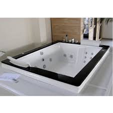 Camera suite con vasca doppia. Vasca Idromassaggio 185x150cm Da Incasso Per 2 Persone Vi