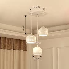 Bicycle Pendant Lighting 3 Light Kitchen Foyer Modern Black White Chassis Fish Line Chandelier With Leaf