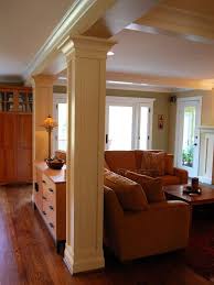 Support Columns Design Ideas Pictures Remodel And Decor Living Room Remodel House Plan With Loft Family Room Design