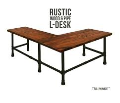 A number of players will agree that the process can be difficult and complicated. L Shaped Desk Industrial Pipe Desk Style Rustic Wood And Etsy