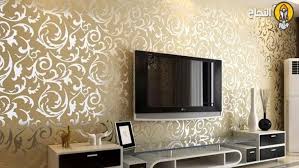 إرشادات مساعدة لاختيار ورق جدران مناسب Design Living Room Wallpaper False Ceiling Living Room Room Wallpaper Designs