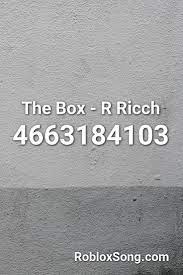 Roblox radio codes list can offer you many choices to save money thanks to 10 active results. The Box R Ricch Roblox Id Roblox Music Codes Roblox Hack Crazy Robux Hack 2020 Get 1 Million Free Robux In 1 Roblox Music Codes Music Codes Roblox Song