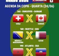 Confira os jogos da Copa do Mundo da próxima quarta-feira ...