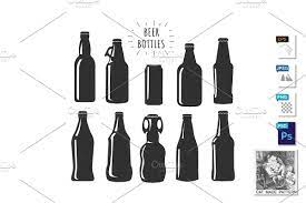 Beer Bottles Stencils Collection Beer Bottle Stencil Beer Bottle Vintage Beer