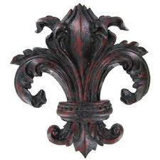 Red Black Fleur De Lis Wall Decor Shop Hobby Lobby Minc Foil Shop Decoration Minc Foil Applicator