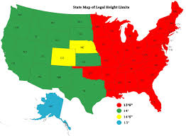 Trucking Legal Height Limits Map Heavy Haul Trucking