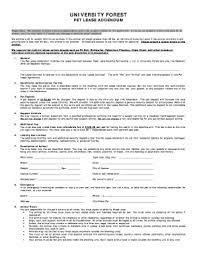 Whether you're a landlord leasing a property or a prospective tenant with a family pet, a pet addendum can. Pet Addendum For Lease Word Doc Fill Online Printable Fillable Blank Pdffiller