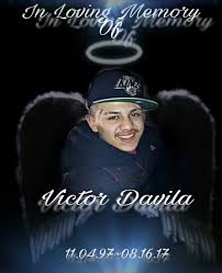 He was detained by 10 men wearing hoods and plainclothes at a shopping mall. Victor Davila Jr Age 19