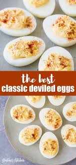 Deviled Eggs Easy Classic Recipe Deviled Eggs Recipe Classic Devilled Eggs Recipe Best Deviled Eggs Recipe