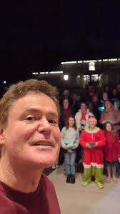 Debbie and I have really awesome neighbors. Thank you, Ryan Shepherd and  company, for spreading Christmas joy into our lives. 🎶👼🎄⛪ #christmas  #donnyosmond