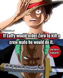 What A Loyalty Q Rate Zoro 1 10 Follow Onepiece Facxts What A Loyalty Q Rate Zoro 1 10 Follow Onepiece Facxts One Piece Anime Zoro Luffy
