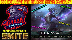 Tiamat Build Smite Arena Arena mode is a lot different than conquest in smite, so a lot of the tips you'll find for one won't work for the other. tiamat build smite arena
