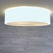 Whereas a drum pendant light made from metal with a satin nickel. Pale Blue Flush Drum Ceiling Light Handmade In 3 Sizes 50 Colours Imperial Lighting