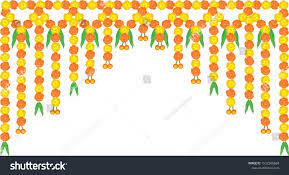 Attractive Colorful Border Decoration Made Marigold Stock Vector Royalty Free 1532300684 Colorful Borders Floral Background Wedding Borders
