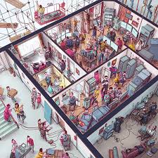 Pko Bp Calendar 2015 On Behance Naive Illustration Animation Art Art