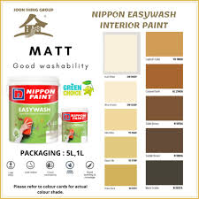 Berikut ini tujuh tips untuk menentukan warna cat rumah pada dinding. Ss242 Nippon Easywash Interior Paint 1l 5l Boleh Lap Cat Kapur Cat Dalam Rumah Cat Dinding Lazada